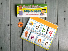 Load image into Gallery viewer, Smart Babies Flip &amp; Spell 3-Letter Words
